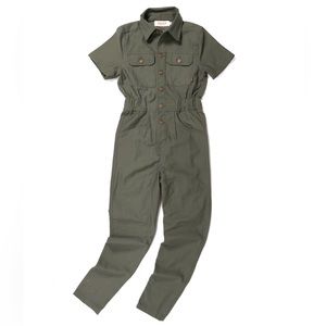 DESO Deep Sage Canvas Coveralls / Jumpsuit